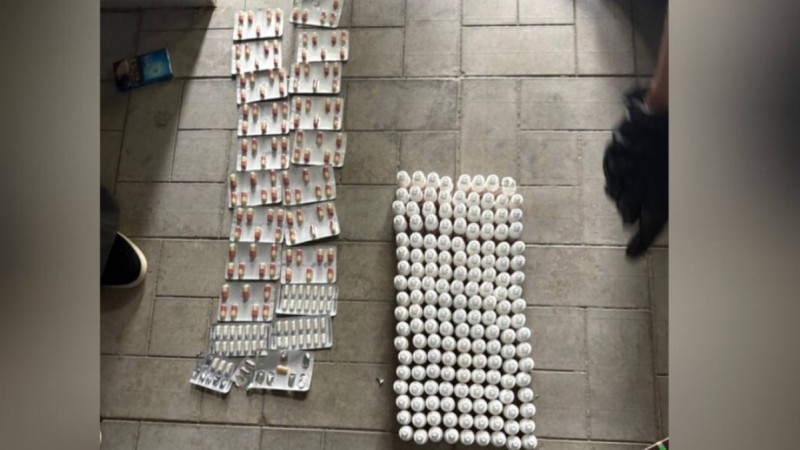 Атыраудағы Азаттық көшесінде әйел адамнан 159 құты психотроптық дәрі тәркіленді