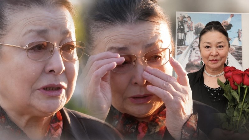 Меруерт Өтекешова өзіне арналған мерейтойда көз жасына ерік берді (ВИДЕО)