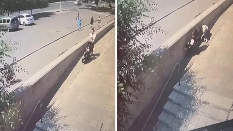 Павлодарда тұрғын үйдің жоғарғы қабатынан лақтырылған мұз кесегі әйелдің басын жарған
