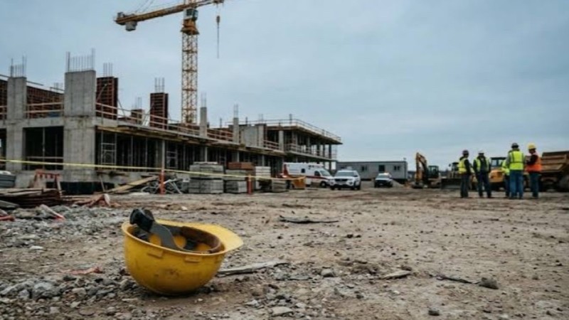 Астанада құрылыс краны құлап, оператор қаза тапты