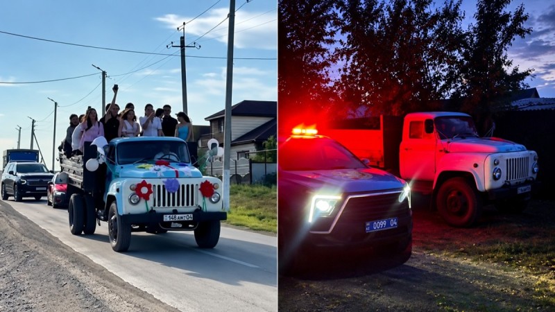 «Той ғой» деген сылтау өтпеді: полиция кортеж жүргізушілерін жазалады